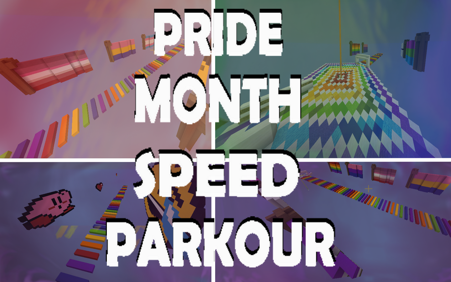 Descargar Pride Month Speed Parkour! para Minecraft 1.14.2